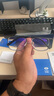 依视路（ESSILOR） 钻晶系列高清耐磨防蓝光近视超薄镜片专业配度数眼镜架男女镜框 金属-全框-2062GY-透明灰 镜框+依视路A4防蓝光1.67现片 实拍图