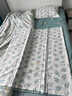 雅鹿·自由自在纯棉四件套床上用品100%全棉被套200x230cm枕套床单1.5/1.8米床4件套 花花熊 实拍图