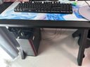 蔓斯菲尔（MSFE）电竞桌台式电脑桌X系列ENF级实木生态板家用书桌办公学习写字桌子 黑色【升级款】二段式X3-100CM 实拍图
