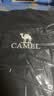 骆驼（CAMEL）【王俊凯同款】户外冬季新款极寒派克工装大毛领加厚羽绒服 幻影黑，男女同款，A33CAPN145A M 实拍图