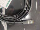 山泽 七类CAT7类扁平网线 万兆网络屏蔽双绞连接线 工程家用电脑宽带成品跳线 黑色0.5米CAT-7005C 实拍图