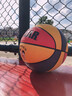 萨达儿童幼儿园篮球4号室外体能训练耐磨5号小学生专用防滑耐磨蓝球 PU软皮-402红黄蓝-4号球（2-5岁 实拍图