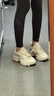 骆驼（CAMEL）运动老爹鞋女透气厚底潮休闲鞋子 K23S60L8016 米色 38 实拍图