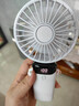 手持小风扇数显便携式随身折叠小型礼物迷你办公室电动USB电风扇静音桌面学生宿舍 随机颜色|数显5档|强劲风力|可折叠|带底座 实拍图