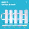 得力(deli)A4透明网格拉链袋带提手文件科目袋一年级学生科目分类袋收纳袋 5个装PP101-JA4 实拍图
