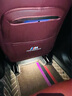 梦佑适用于宝马后排座椅防踢垫i3新3系5系x1x3ix3x5改装汽车内饰用品 新3系i3/X3ix3M标全包火山红 23-25款320li/325li/330Li 实拍图