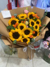 艾斯维娜鲜花速递向日葵混搭花束生日礼物全国同城配送 11朵向日葵花束 实拍图