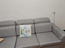 创繁现代可拆洗布艺沙发简约客厅小户型免洗科技布沙发组合家具 五人位+左右互换贵妃+茶几电视柜 乳胶+海绵座包/麻布 实拍图