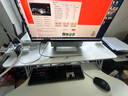 全品屋升降电脑桌升降工作台电脑升降支架台站立式升降办公书桌 气动无级升降-白桌双层94cm 实拍图
