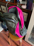 米熙休闲背包女旅行包大容量书包高中学生15英寸电脑包双肩包玫红21 实拍图