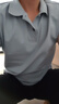 京东京造【汗渍无痕】polo衫男短袖男士t恤衣服男装 雾霾蓝 M 实拍图