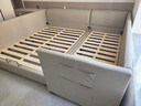 和谐都匠亲子床二胎家庭床主卧一家三四口超大床储物加宽子母拼接床真皮床 3.12米组合【1.8+1.2米床】双侧挡板 框架结构 实拍图