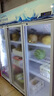 新飞（frestec）展示柜冷藏保鲜柜酒水饮料冰柜双开门冷藏柜酒店冷藏保鲜柜超市直冷玻璃门风冷无霜冰箱立式冷柜 大三门上机1300L【4D风冷无霜】1.8米 实拍图