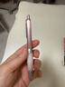 三菱（uni）按制圆珠笔金属杆原子笔中油笔软胶笔握 低重心白胶粉杆 SXN-1000 0.7mm黑色 实拍图