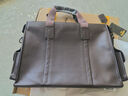 澳懿真皮手提包大容量男包商务公文包头层牛皮男士牛皮包包男士电脑包 咖啡色【经典款】 大号可装电脑15.6英寸 实拍图