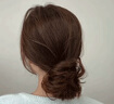 向晚 假发包低丸子头假发包发圈女懒人盘发神器自然蓬松花苞头发饰 实拍图