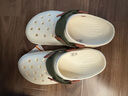 CROCS卡骆驰洞洞鞋贝雅男鞋女鞋轻便耐磨一脚蹬拖鞋休闲鞋|10126 白-100 41 /42(260mm) 实拍图