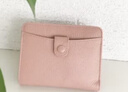 viney头层牛皮女士钱包短款折叠拉链零钱包多卡位多功能钱夹卡包证件包 实拍图