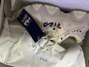 FILA 斐乐猫爪鞋4代女鞋老爹鞋情侣运动鞋复古时尚休闲鞋网面透气 【女款】古白色/白天鹅-AW 36 实拍图