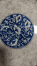 云鸿陶瓷菜盘套装 家用创意个性青花肠粉蒸餐盘饭盘 陶瓷网红艺术盘子 8英寸盘子*5(蔓玉) 实拍图