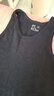 海澜之家背心男纯棉男士背心100%纯棉汗衫男宽松大码老头衫打底背心男保暖 100%纯棉-黑色/灰色(2件装) L -170/95(110-130斤) 实拍图