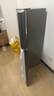 奥克斯（AUX）冰箱双开门小户型家用二门冷冻冷藏保鲜柜 宿舍出租房办公室节能省电 低音饮料柜小型电冰箱加厚 一级能效 冷藏冷冻 90升 星河灰 实拍图