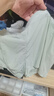 猫人男士内裤男春夏冰丝无痕抑菌速干凉爽平角四角短裤头3条装 浅蓝+果绿+灰绿 3条 3XL 实拍图