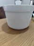 迈卡伦（MAIKALUN）纯白酒店陶瓷炖汤杯隔水鱼翅燕窝盅汤盅沙县炖盅甜品点心碗 炖盅6英寸 实拍图