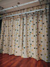 韩式田园小碎花简约清新遮光布艺客厅落地窗卧室飘窗窗帘成品定制 方块-布 宽2.0米×高2.5米 挂钩 一片 实拍图