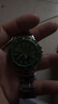 新款手表男士石英潮流商务钢带腕表 绿色水鬼 实拍图