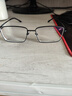 依视路（ESSILOR） 新款商务男镜架时尚镜框女配依视路镜片近视定制眼镜网上配镜 钛金属-全框-4004BK-黑色 镜框+依视路A4防蓝光1.60现片 实拍图