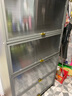 帅仕（shuaishi）厨房用具置物架落地多层餐边柜收纳碗柜家用橱柜微波炉烤箱储物柜 【加高加厚】灰5层80长42深丨双线孔可通电丨一体侧板 实拍图
