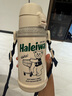 HALEIWA HAPPY MARKET保温杯直饮不锈钢宝宝儿童水杯幼儿园大容量吸管杯小学 购物熊一杯三盖600ml 实拍图