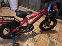 永久（FOREVER）儿童自行车3-6-10-12岁儿童单车男孩童车女童自行车 中国红 一体轮 后座版 14寸【适合身高90-125】 实拍图