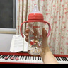 贝亲奶瓶ppsu 防胀气奶瓶 婴儿奶瓶 大容量宽口径耐摔双把手 330ml 9-12月 胡桃夹子+重力球 实拍图
