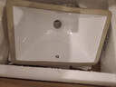 狮鹫陶瓷台下盆洗脸盆洗手盆洗面盆台盆方形盆洗手池洗脸池石下洗手盆 方盆18寸（包含下水） 实拍图