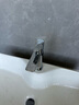 汉斯格雅（Hansgrohe）冷启动空气注入单孔冷热水龙头浴室面盆龙头矮款镀铬色 71303007 实拍图