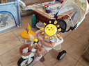 凤凰儿童三轮车遛娃神器1-3-6岁2大号婴儿手推车宝宝脚踏车自行车 大眼猫车棚-小推手 钛空轮 实拍图