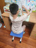 天文坐姿写字姿势矫正器小学生写作业防近视纠正器书桌支架儿童学习防低头 JZ7629绿色  实拍图