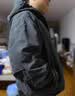 Levi's李维斯新款情侣同款美式水洗牛仔夹克棉服厚外套 深灰 L 实拍图