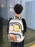 爱迪生发明家初高中生书包护脊背包二次元DIY痛包高颜值双肩包 2552-2 灰色 实拍图