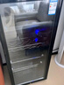先科（SAST）冰吧冷藏柜 欧式恒温红酒柜办公室酒店家用电冰箱迷你小型单门电竞茶叶保鲜柜展示留样饮料药品柜 90升 白胆（全冷藏保鲜+蓝光灯+带锁） 实拍图