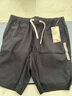 无印良品 MUJI 男式 棉水洗府绸 短裤休闲短裤男款夏季纯棉全棉AED14A2S 黑色 M 实拍图