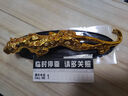 宝佩 高档金钱豹汽车摆件大号招财金色豹子实心车载饰品车内战豹礼品 金色【特大号31CM】 实拍图