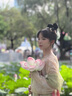十三余小豆蔻儿[佩玉春风]刺绣粉色裙子印花对襟衫唐制汉服女原创 配饰 现货 M 实拍图