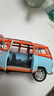 中精质造黄色复古甲壳虫儿童合金玩具车男孩大众小汽车模型仿真摆件回力车 1:36大众T1巴士海湾石油定制版 实拍图