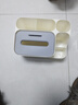 纸巾盒家用客厅茶几创意轻奢多功能桌面遥控器收纳抽纸盒摇控器 纸巾收纳盒-皓月白1个 实拍图