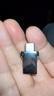 爱国者（aigo）64GB Type-C USB3.2 双接口U盘 U358 银色 金属迷你款 直连手机电脑两用优盘 学生小巧可爱 实拍图