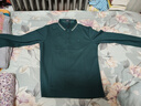 杉杉【7A抗菌】长袖T恤男POLO领桑蚕丝透气罗纹撞色休闲顺滑男装上衣 实拍图