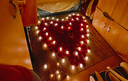 欢喜 七夕表白LED电子蜡烛浪漫求婚创意告白布置生日心形场景道具装饰情人节 豪华电子蜡烛表白套餐 实拍图
